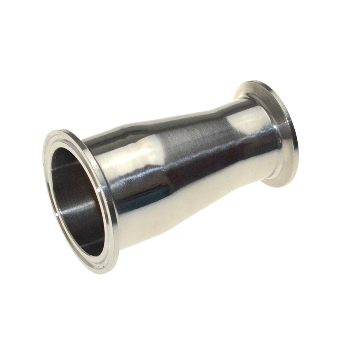 Pxamortel Od 51Mm*76Mm Sanitary Fitting Reducer Sanitary Fitting Tri Clamp Ferrule Reducer Pipe Connector Ss304 Stcs Multiple Sizes
