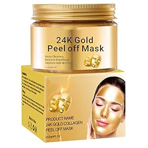 Peel Off Face Masks, Gold Face Peel Anti Wrinkle Anti Aging Facial Mask,Deep Skin Clean Purifying Acne,Reduces Fine Lines & Wrinkles,Skin Care Face Lifting Firming Mask