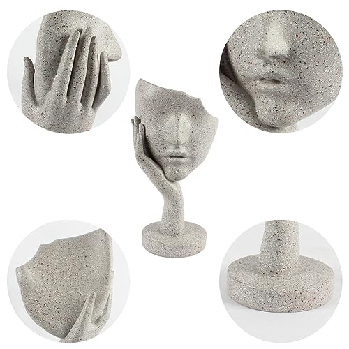 Generic Thinker Statue, Touch The Faceabstract Art Figurine,Modern Home Resin Sculptures Decorative,Modern Decor For Creative Room Home thumb #5