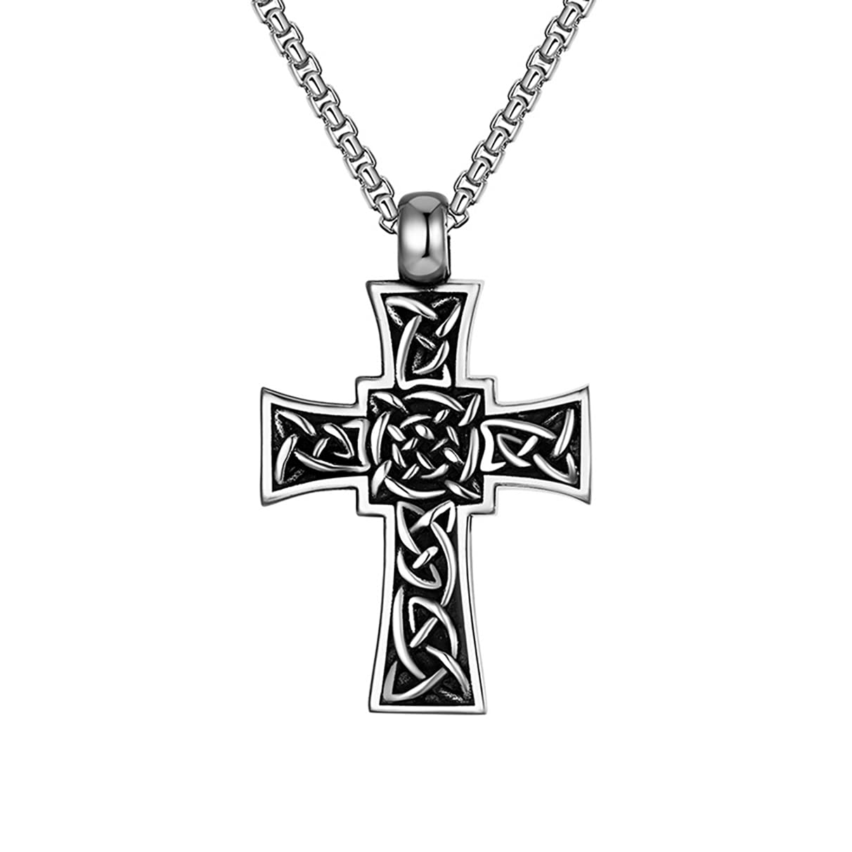 Thor's hamer ketting 925 sterling zilver met Thor's hamer hanger met Keltische knoop Viking amulet Noorse mythologie Viking ketting sieraden cadeau