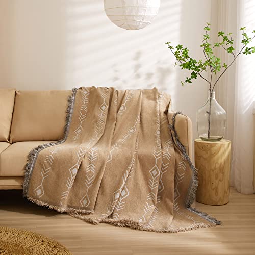 VClife-Boho-Couch-Cover-Soft-Chenille-Couch-Cover-for-3-Cushion-Couch-Sofa-Anti-Slip-Thick-Khaki-White-Herringbone-Plaid-Sectional-Sofa-Cover-Washable-Sofa-Slipcover-for-Dog-Furniture-Protector-Cover VClife Boho Couch Cover Soft Chenille Couch Cover for 3 Cushion Couch Sofa Anti Slip Thick Khaki White Herringbone Plaid Sectional Sofa Cover Washable Sofa Slipcover for Dog Furniture Protector Cover