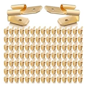 Pesfehhy 100 Stück Nicht Isolierte Flachstecker