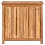 XIAOGUANG Caja de almacenaje de jardín, Baul Almacenaje Exterior, Baúl Exterior, Baul para Exterior, Arcon Jardin, Baul Jardin Exterior, 60x50x58 cm Madera Maciza de Teca