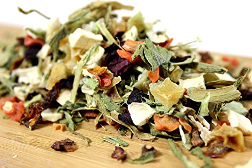 TierFit Gemüsevielfalt getrocknet 350 g zur Fleischfütterung glutenfrei Naturprodukt Hundefutter Barf Tomate Lauch Topinambur