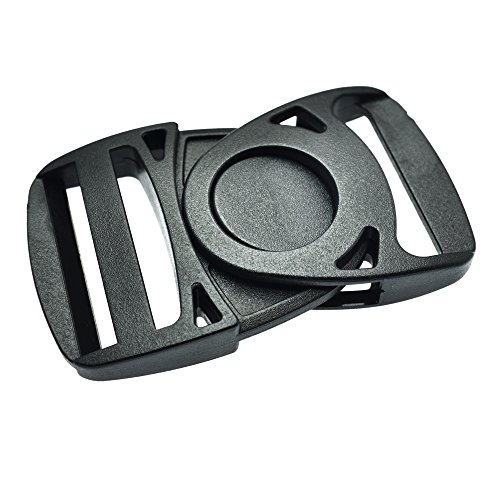 10Pcs Plastic Side Release Center Buckles Swing Head Swivel Style Backpack Straps (Webbing Size 1-1/2"(38Mm)) #TOP2