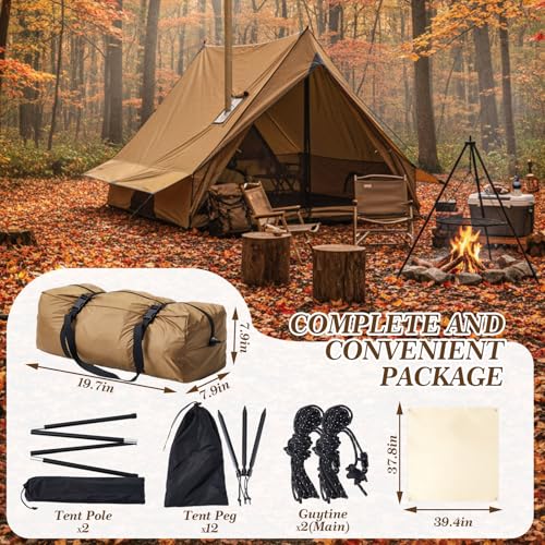 Carpa Hot Tent Soulchen 2-3 Personas Impermeable Ligera miniatura 3