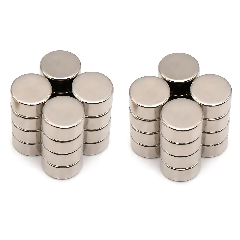 Magneteksan 10x5mm thick Ultra High Performance Neodymium Magnet - 3.2kg pull (Pack of 10) (Size Options Available)