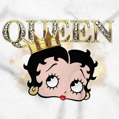 Retro Betty Boop Cartoon Queen Crown Toddler Baby Girl T Shirt2