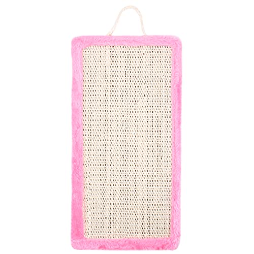 Rascador Colgante Para Gatos, Casa Alfombrilla Sisal Rascador Gatos Piso Felpa Uso Montaje Pared Salud El Buen Comportamiento Gatito Interiores Cumple Garras Molienda Cover