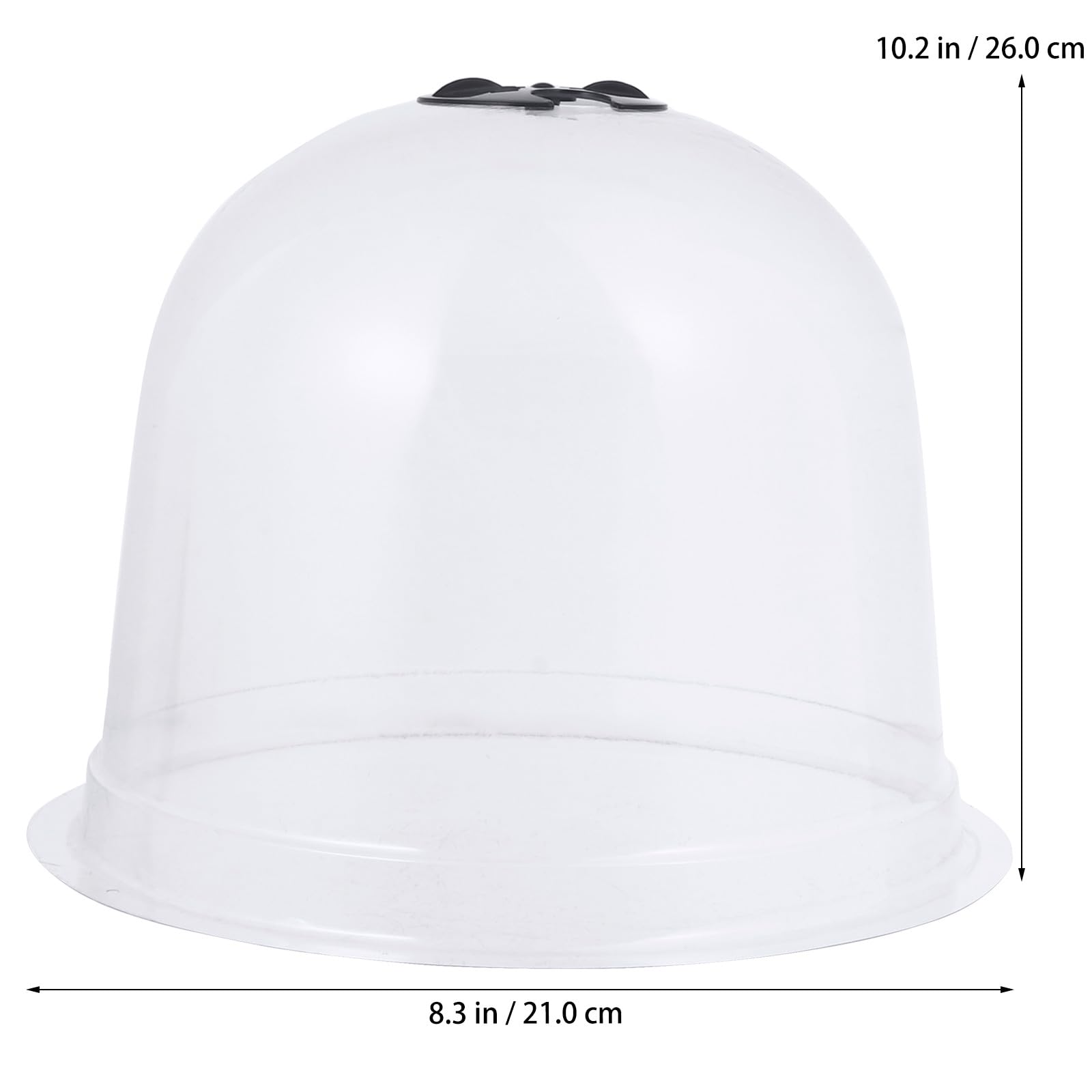 6 pièces Lot Cloches de Protection pour Semis avec Piquets de Fixation Sol et Étiquettes Housse Plastique Respirante pour Plantes Protection Gel et Froid Couleur Aléatoire