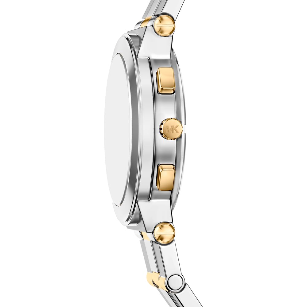 Michael Kors Billie Mujer Reloj de 37MM de Acero Inoxidable Bicolor, MK7605