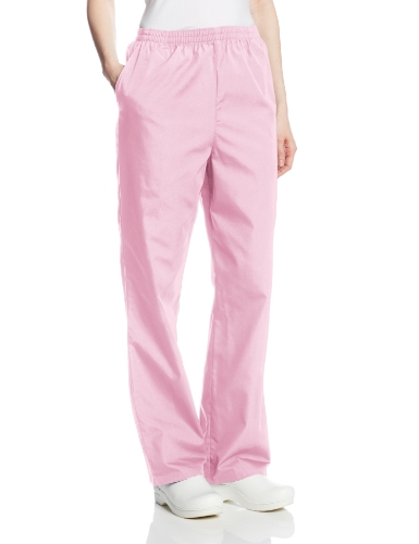 Cherokee Women's Workwear Scrubs Pull-On Pant, Pink Blush, Medium