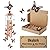 Ukulork Wind Chimes Outdoor Clearance, Butterflies Aluminum Tube Windchime with S Hook,Patio Garden Decor, Housewarming Gift.