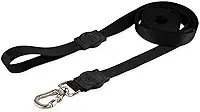 Coleira Guia 5 Metros Para Cães Cachorro Adestramento Passeio Porte Grande Médio Pequeno (Black, M)