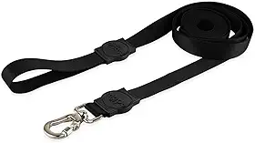 Coleira Guia 5 Metros Para Cães Cachorro Adestramento Passeio Porte Grande Médio Pequeno (Black, M)