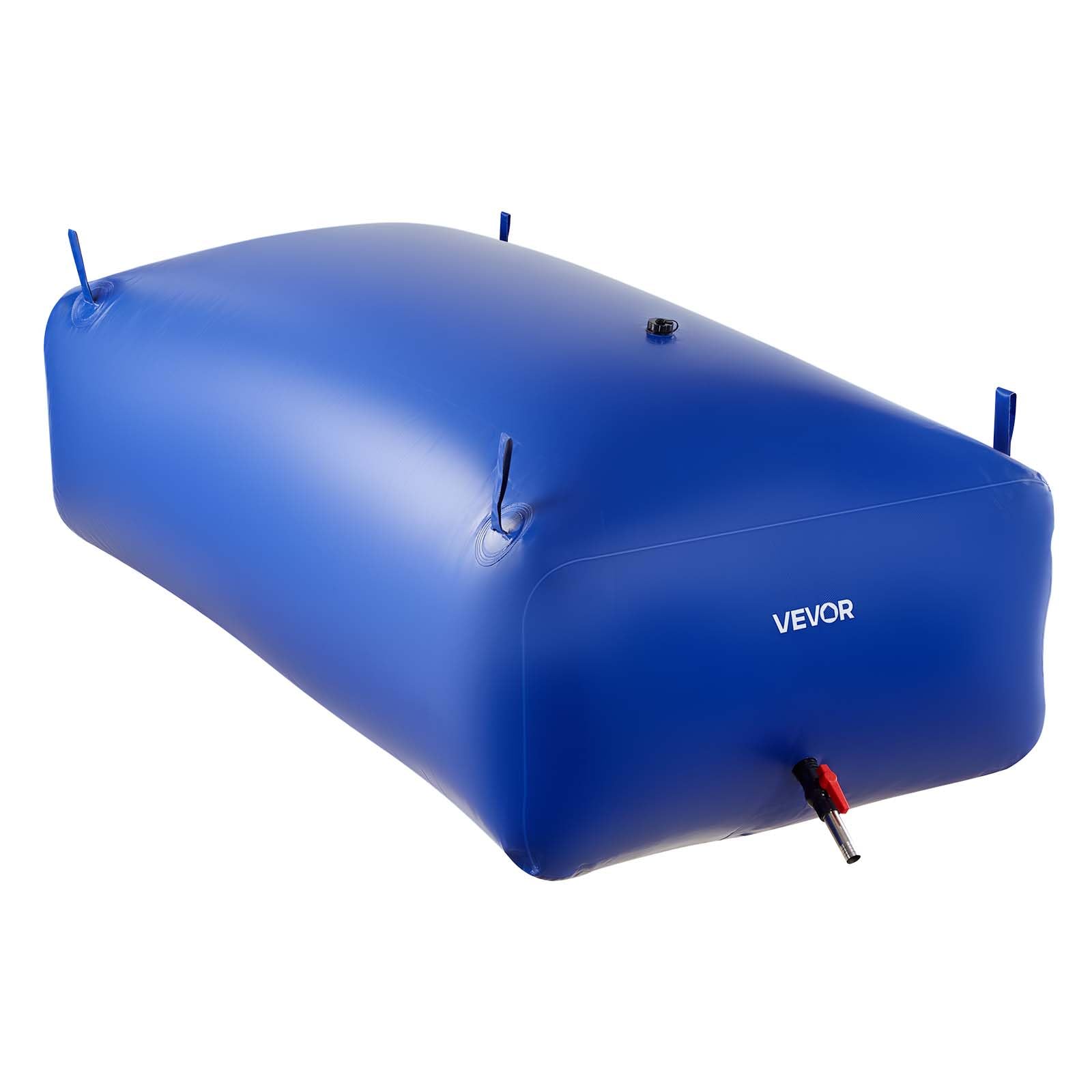 VEVOR ​Vejiga del Almacenamiento de Agua con Válvula, Bolsa de Agua Portátil y Plegable, Resistente a Fugas, para Autocaravanas, Camiones, Uso en Exteriores (Azul, 1000L)