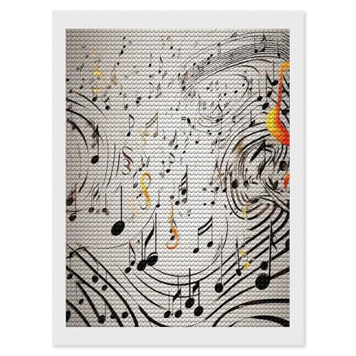 Kits de pintura de diamantes VstaDank musicales, el regalo de arte de gemas ideal para adultos