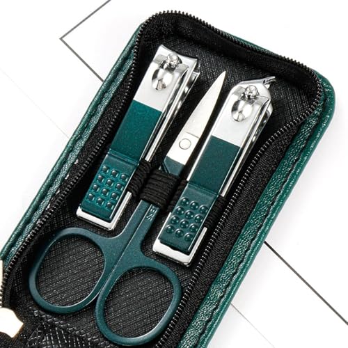 Image of Premium Nail Clipper Kit - Stainless Steel Manicure & Pedicure Set - Nail Care Tools for Hand & Feet - Includes Clippers, Cuticle Trimmers, File, Tweezers for Facial, Hand & Foot Care