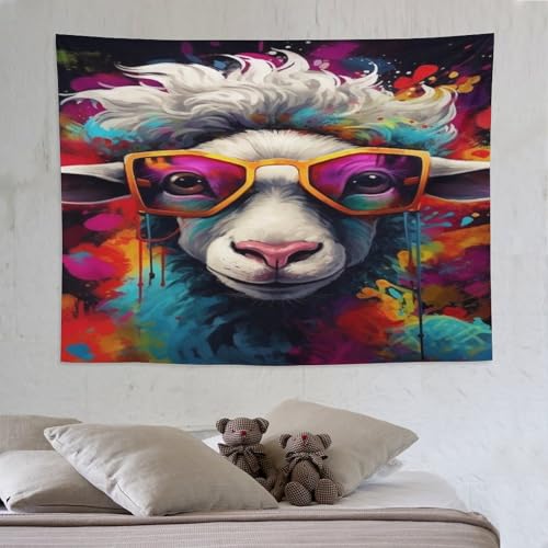 Tapisserie alpaga pour cacher un mur blanc sans faire de trou