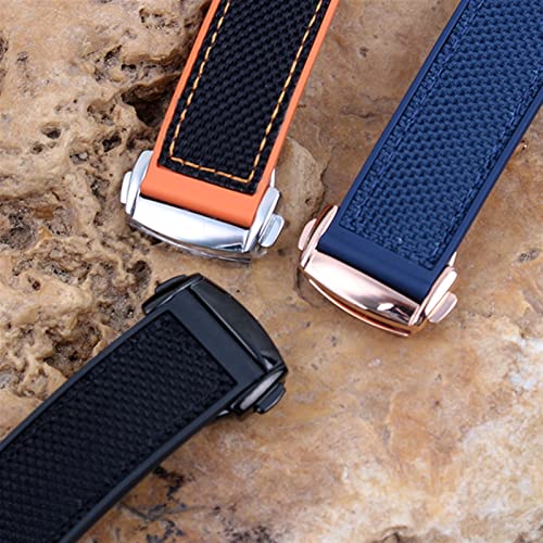 Watch Bracelet For 300 600 Folding Buckle Silicone Nylon Strap Accessories Band Chain2
