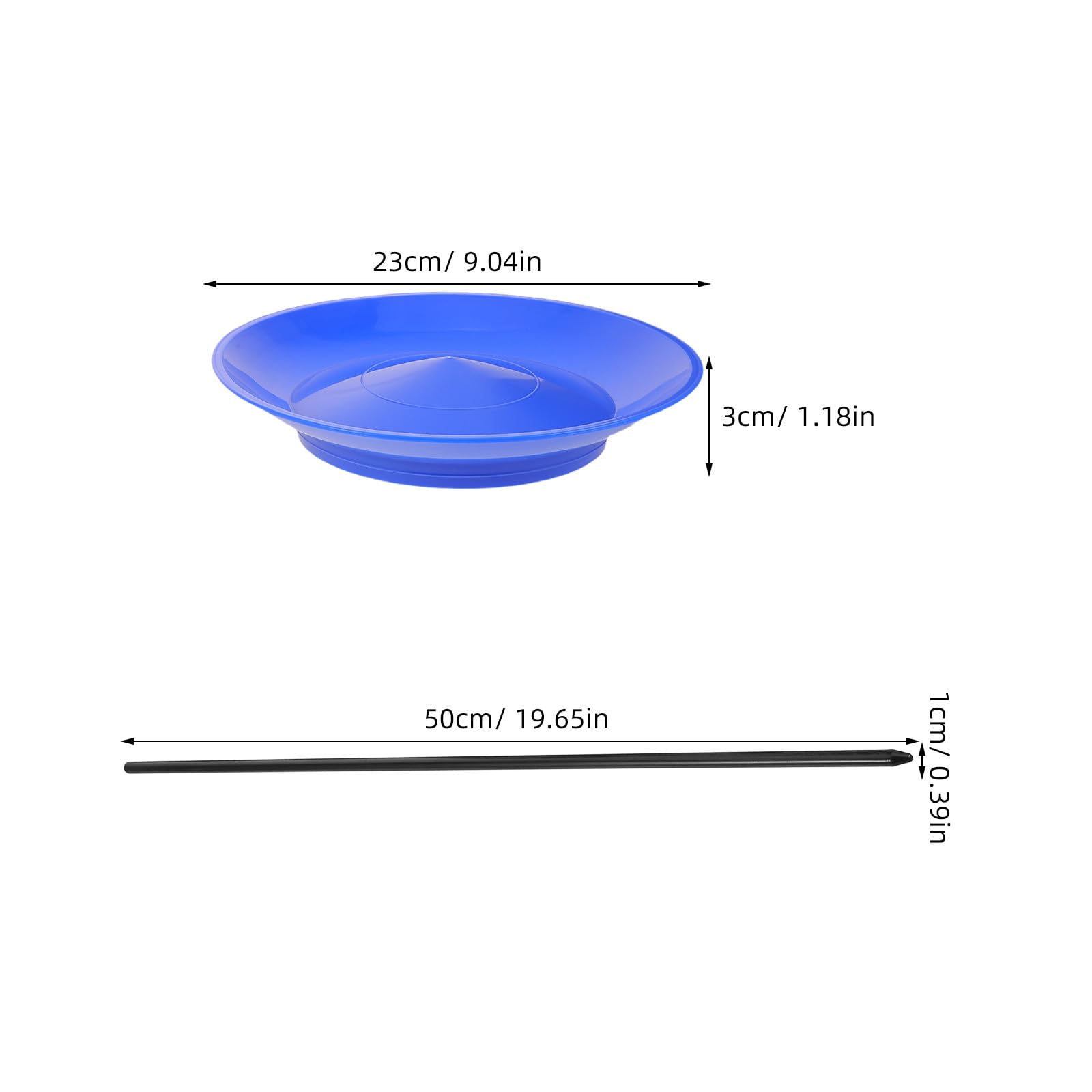 HOMSFOU Set di Giocoleria per Principianti con 4 Piatti Rotanti Colorati e Bastoncini da Circo, Kit per Abilità Circensi e Performance Teatrali, Giocattolo da Circo Resistente e Portatile