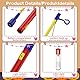 Simpeak 6 STÜCK Laternenstab Elektronischer für St Martin, 30cm Electric Lantern Rods Stab mit LED, Elektronischer Lampe für Halloween Kostüme Party Kostümpartys Martinsumzüge Laternenumzüge