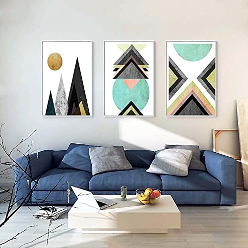 Toile soleil et montagne grand format 60x90cm art zen pour apaiser la maison