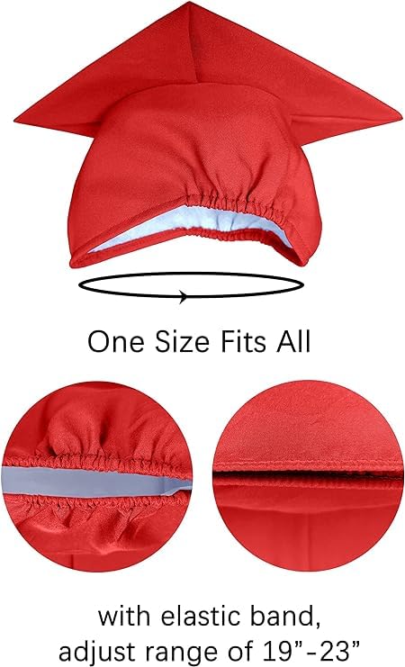 Image of Unisex Matte Graduation Cap and Gown 2026 with Tassel for High School and College Graduation