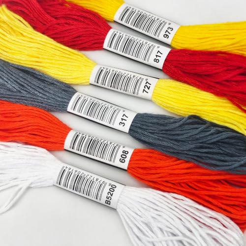 Image of Howie's Needlepoint Drink Needlepoint Kits for Adults & Beginners, 18 Mesh Printed Needlepoint Canvas, Stamped Patterns Canvas Starter Kits(Tequila Sunrise,4 inchx 3 inch)