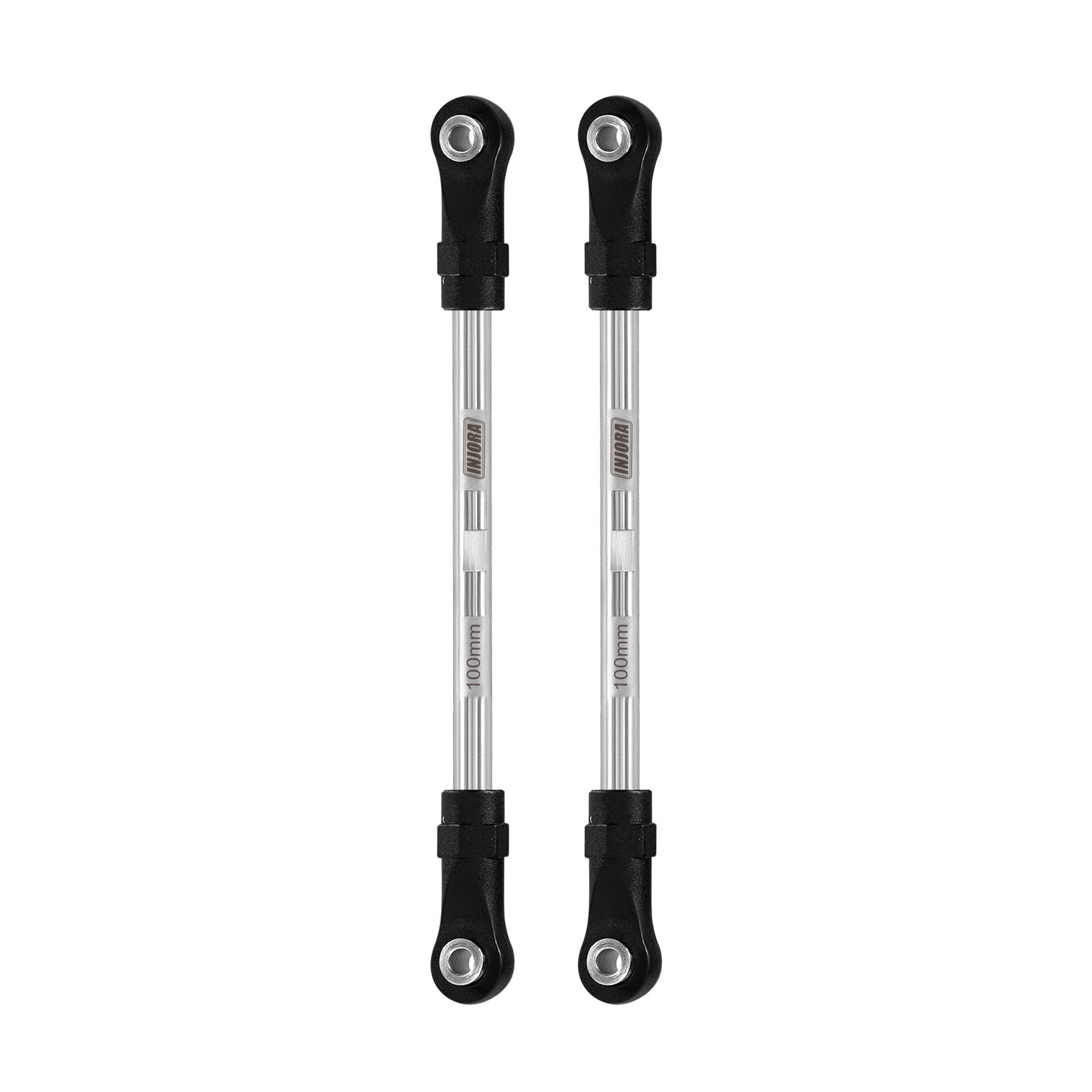 INJORA Stainless Steel Builders Links with Rod Ends for TRX4 SCX10 1/10 RC Crawler Car