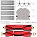 Kit di accessori Compatibile con XIAOMI Roborock S6 MaxV,S6,S6 Pure, E4,S4 Max,S4,S5,S5 Max, S5,E35 ricambio per aspirapolvere robot 6 Spazzola laterale 4 HEPA Filter 2 Spazzola 3 Panno in Microfibra
