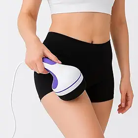 Massageador Orbital 360° para Drenagem Linfática – Reduz Inchaço, Melhora Circulação e Modela o Corpo – 110V – Roxo