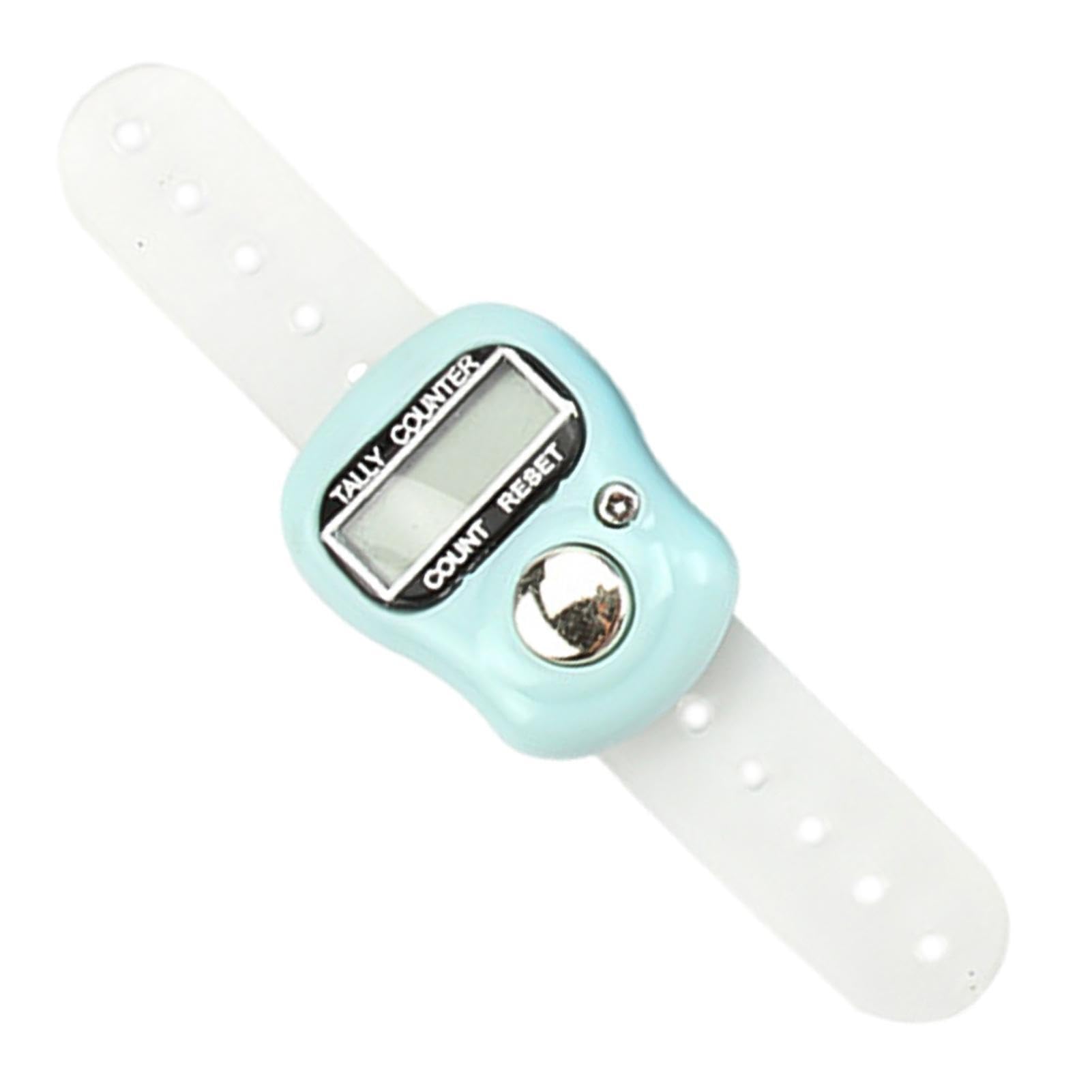 Buogint Clickers for Counting - Digital Display Electronic Hand Tally Counter - Portable Number Clicker Counter for Golf, Adjustable Resettable Finger Tally Counter for Lap Crochet Coaching