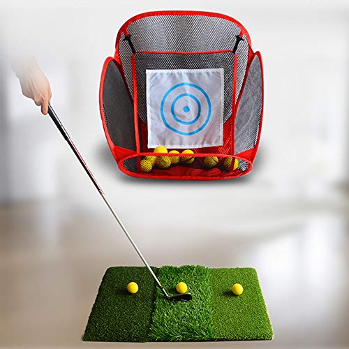 SPRINGWT Foldable Golf Hitting Net,Golf Net Backyard Training Aids Practice Net Practice Goal