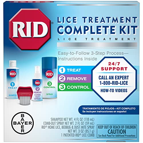 RID Lice Treatment Complete Kit Includes Fluid Ounces Lice Killing