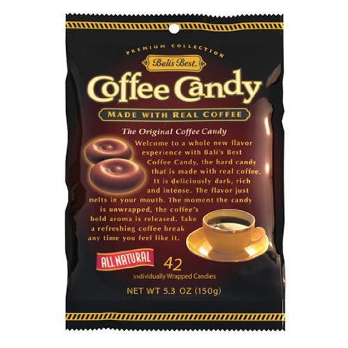 Bali s Best Latte Coffee Candy - 42 pieces - 5.3 Oz