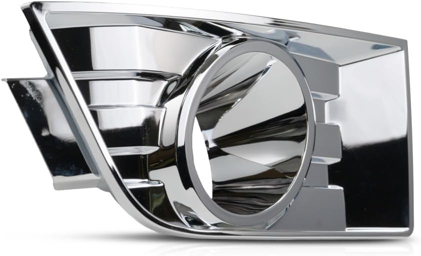 For Ford Edge Fog Light Cover 2007 08 09 2010 Passenger Side | Chrome | w/Lamp Hole | DOT/SAE Compliance | FO1039107 | 7T4Z17E810B