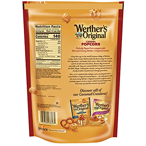 Werther's Originals, Caramel Popcorn, Classic Caramel, 6Oz Bag (Pack Of 3) #TOP1