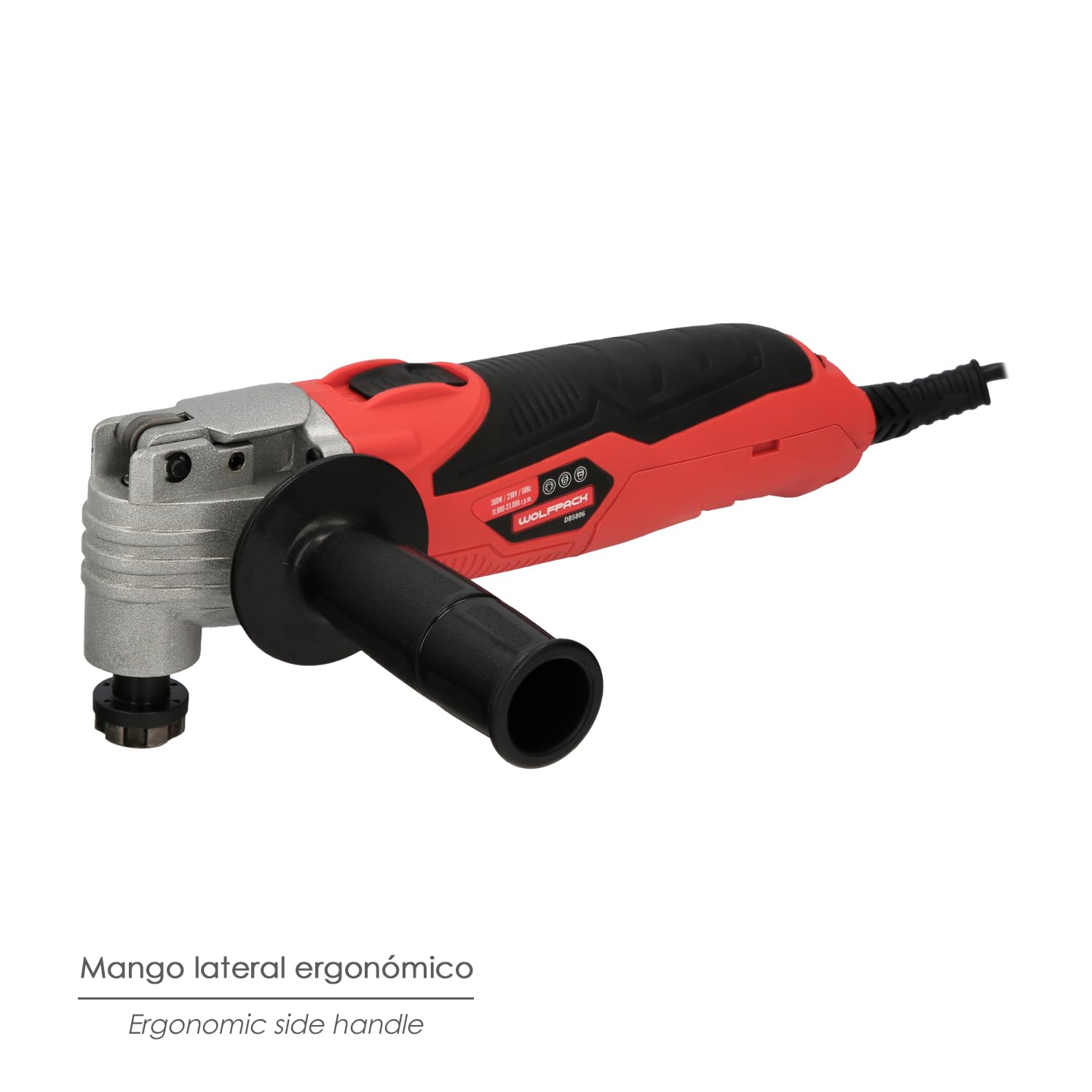 Strumento multifunzione oscillante da 300 Watt. Con accessori 23.000 giri/min