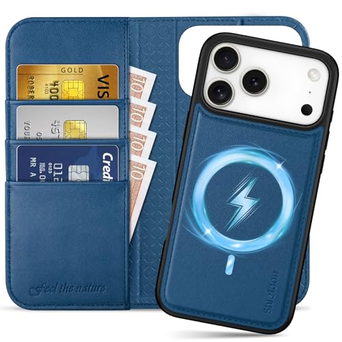 SHIELDON iPhone 17ProMax Ή 蒠^P[X 2in1 {vU[ 6.9C` 5G [RFIDubLO] OR Jo[P̃CX[d J[h[ uX^h@\ Ռz ACz 17v}bNX 