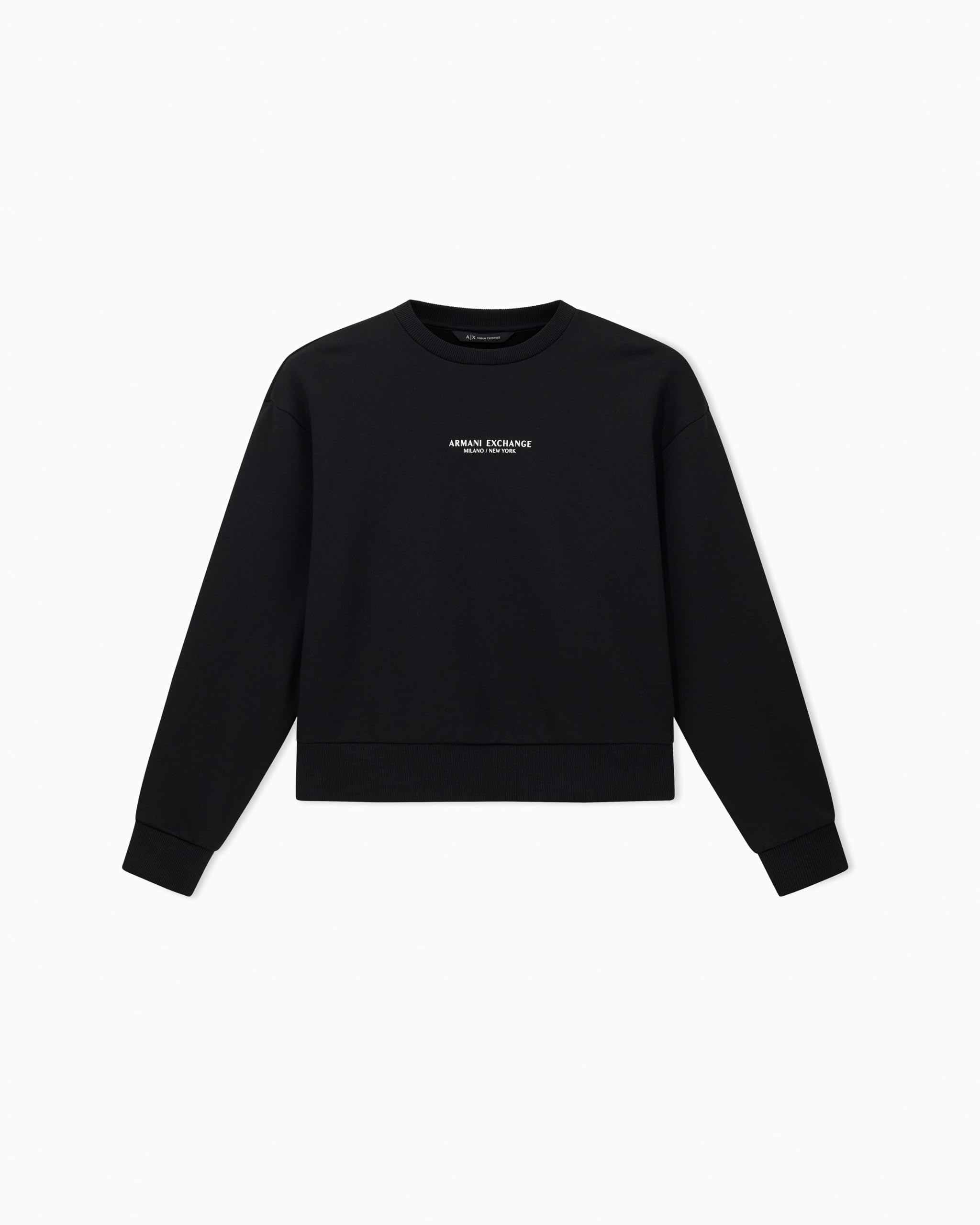 Armani Exchange Long Sleeve Milano-New York Front Logo Maglia di Tuta Donna