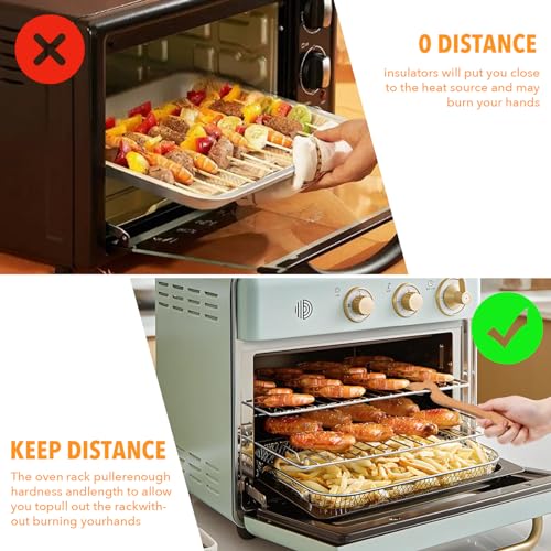 Rukinovi Easy Bake Oven Push Pull Tool,Beech Wood Oven Rack Puller,Prevent Scalding,Pull Out Hot Racks Safely,Oven Accessories Very Suitable Kitchen Oven,Toaster Oven,Air Fryer Etc thumb #3