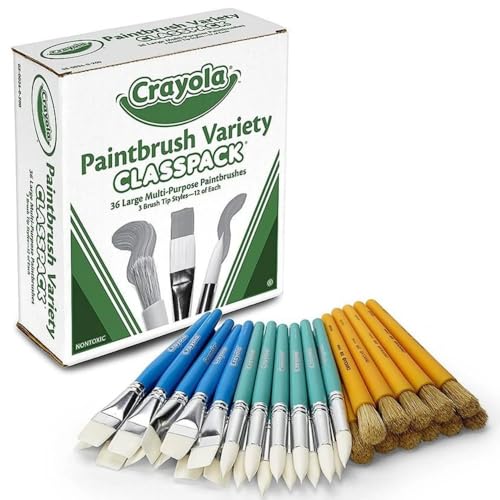 Crayola 05-0036 Paintbrush Variety Classpack cover