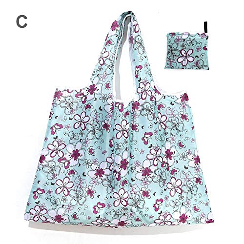 aniceday Sacs à provisions pliables, étanches et réutilisables, pour les voyages, les courses en plein air Cover