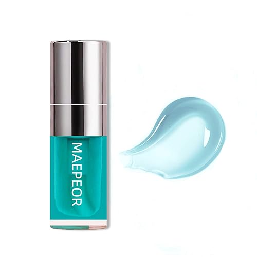 MAEPEOR Aceite hidratante para labios, 10 colores, brillo de labios hidratante, no pegajoso, transparente, de larga duración, bálsamo labial tintado