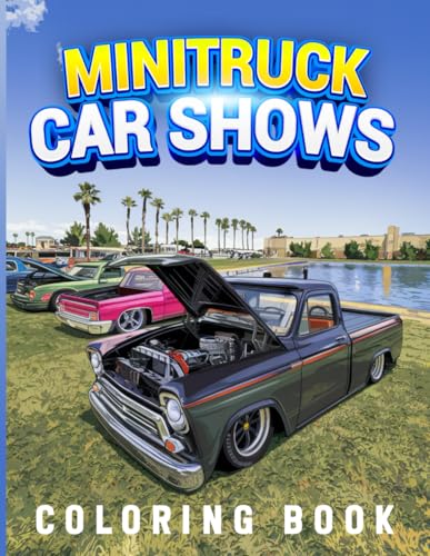 MINITRUCK CAR SHOWS COLORING BOOK: Year 2024 - Volume 1 (MINI TRUCK CAR SHOWS : 2024) image 2