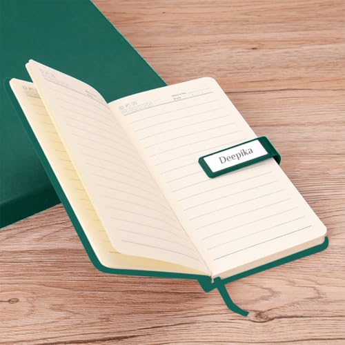 Image of Giftana Personalized Diary, Coffee Tumbler 510ml, Desk Organizer, Water Bottle Gift Set for Men and Women, 4 in 1 Personalized Gifting Items for Husband, New Year Corporate Gift for Employee (Green)