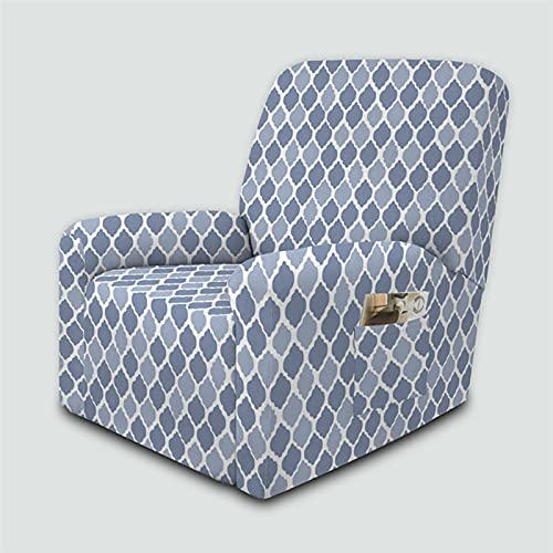 Housse de chaise élastique imprimée géométrique de haute résilience en spandex