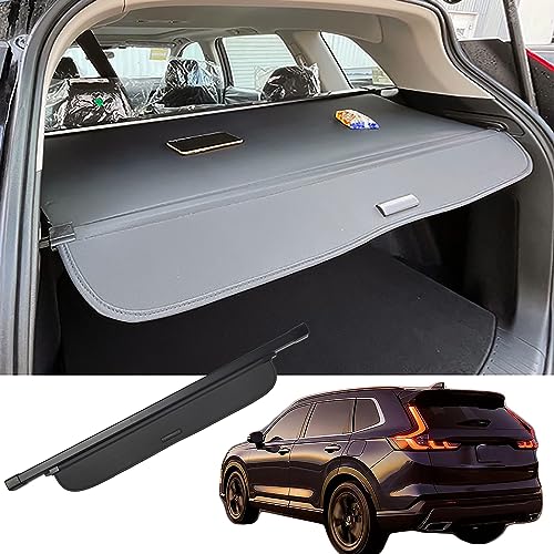 kaungka Protective Cargo Cover for 2023 2024 Honda CRV (Include Hybrid) Durable Black Rear Trunk Shield Retractable