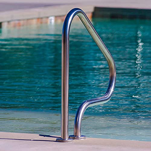 Barandal para piscina de acero inoxidable fácil de instalar miniatura 1
